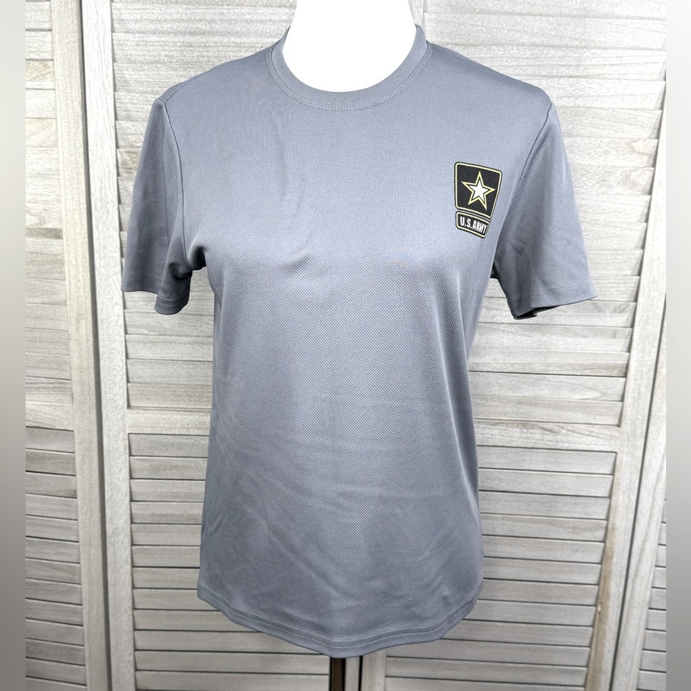 VIEWSPORT U.S. Army Activewear Tee Gray-Small